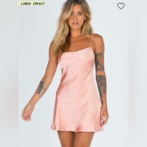 Princess Polly Fiery Feelings Mini Dress - Light Pink